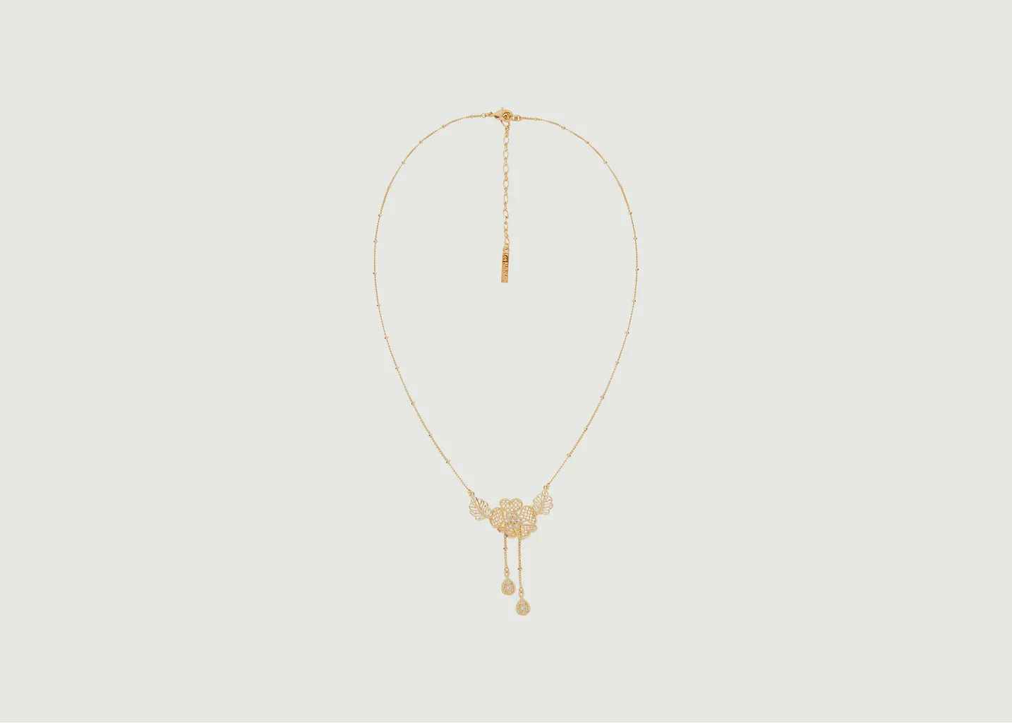 Collier plastron Fil d'Or Les Néréides