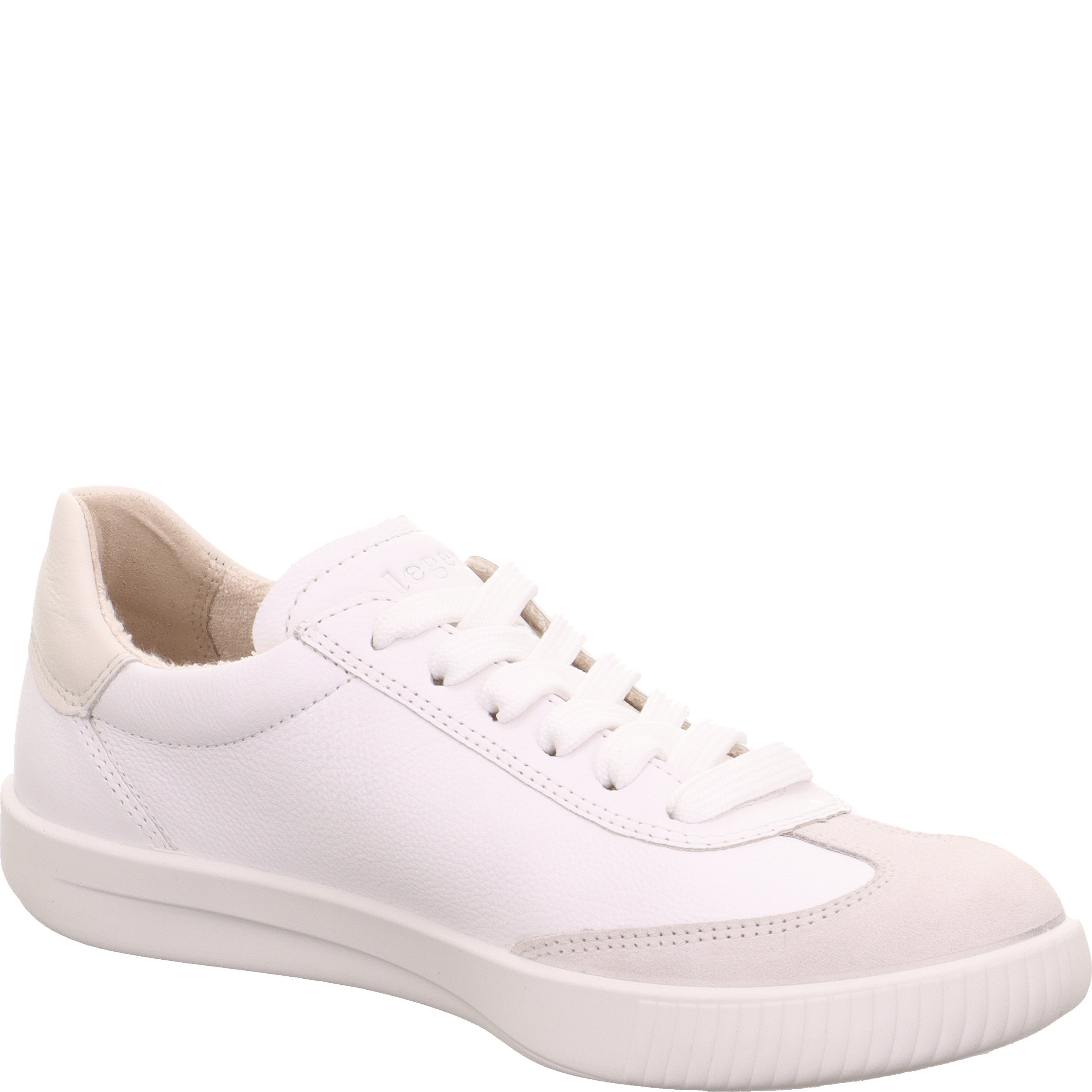 legero SILENCE Damen  Sneaker low mit Schnürung - Farbe: Bright White - Größe: 7