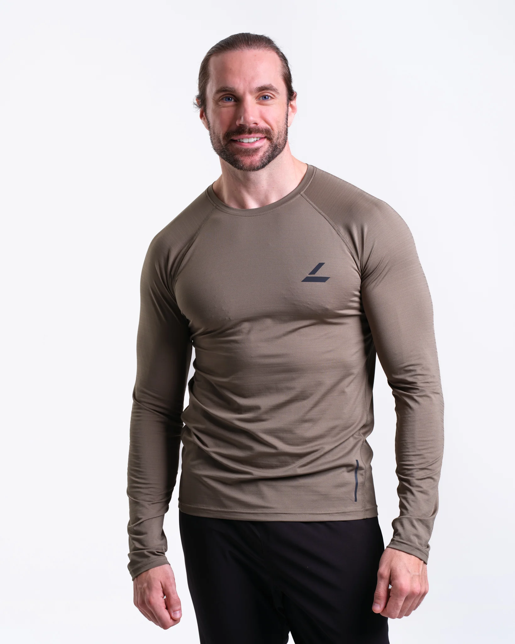 LEVITY Core Run LS M Dusty Green