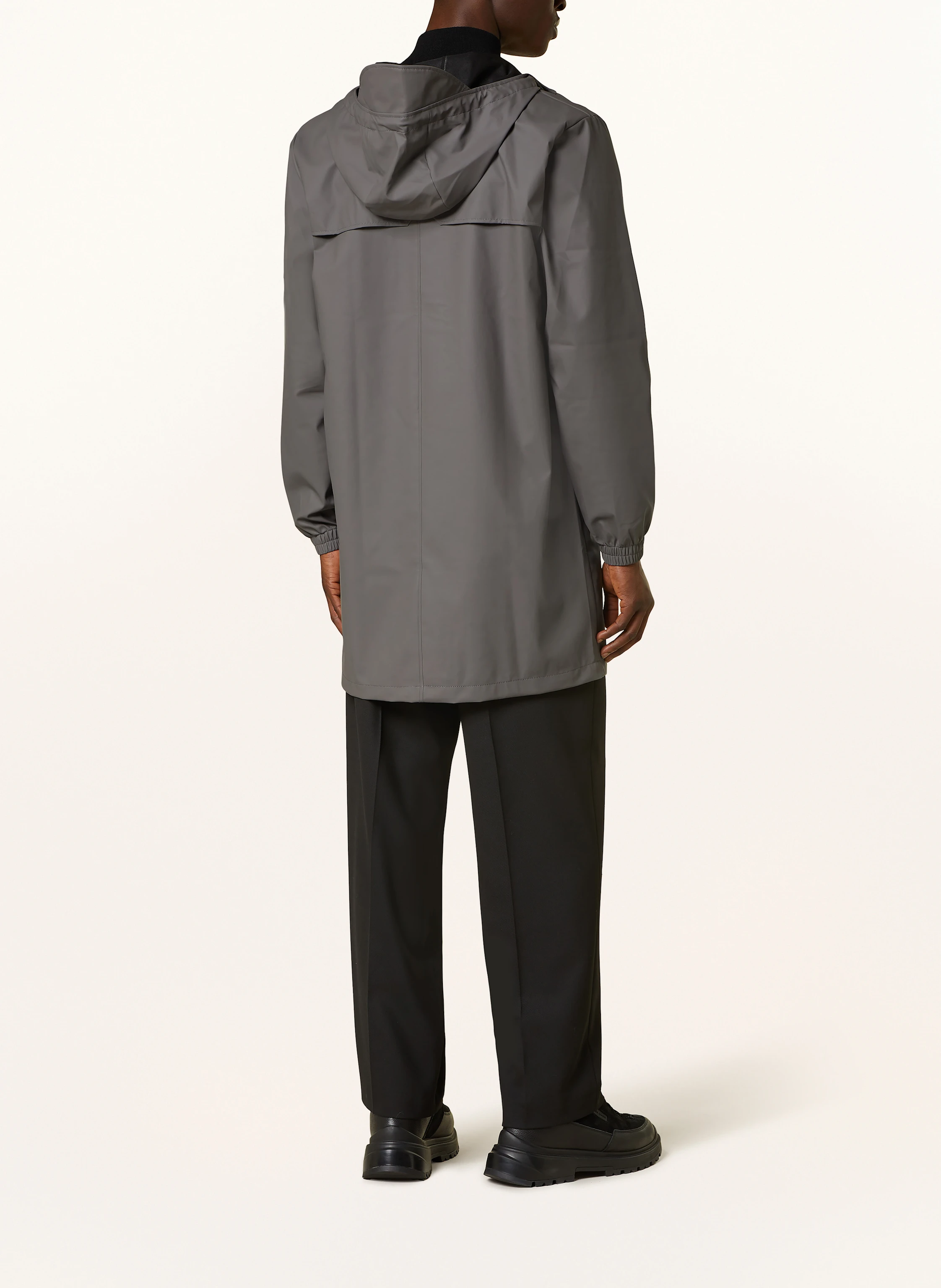 RAINS Regenmantel LONG STORM BREAKER W3