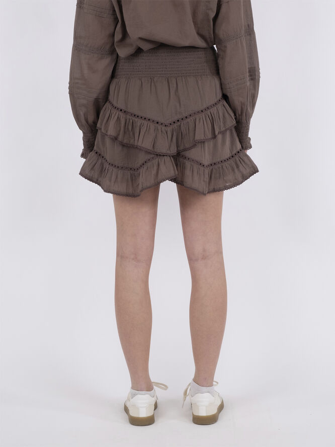 Neo Noir Ricki S Voile Skirt Light brown