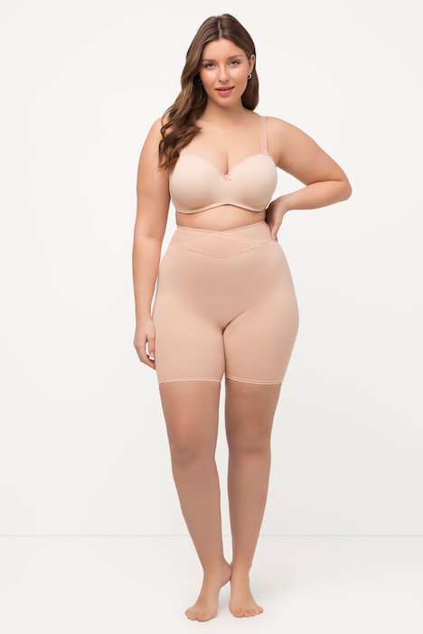 Shaping-Panty, breiter Meshbund, Wickeleffekt, High Waist