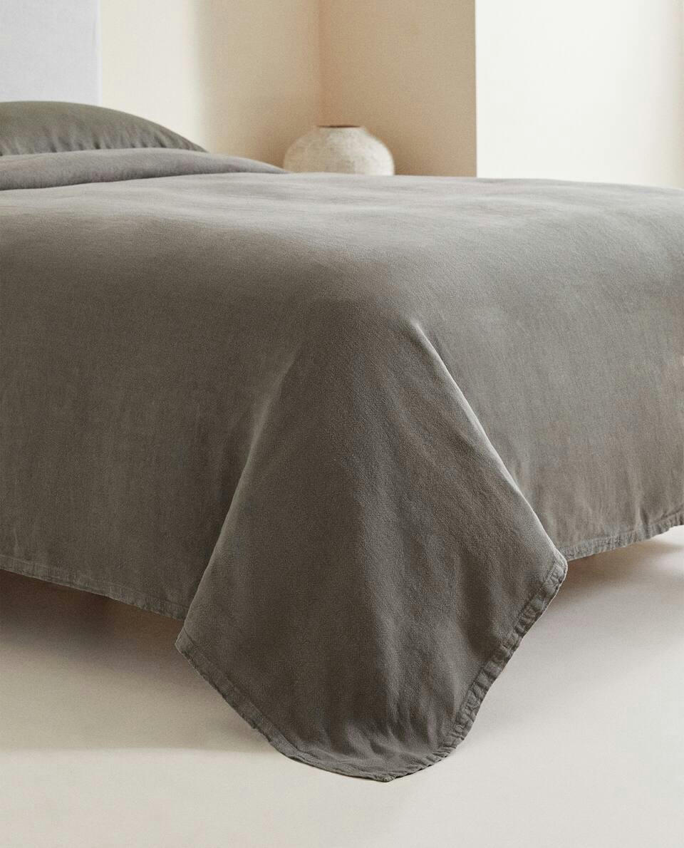 Colcha de linho lavado (400 g x m²)
