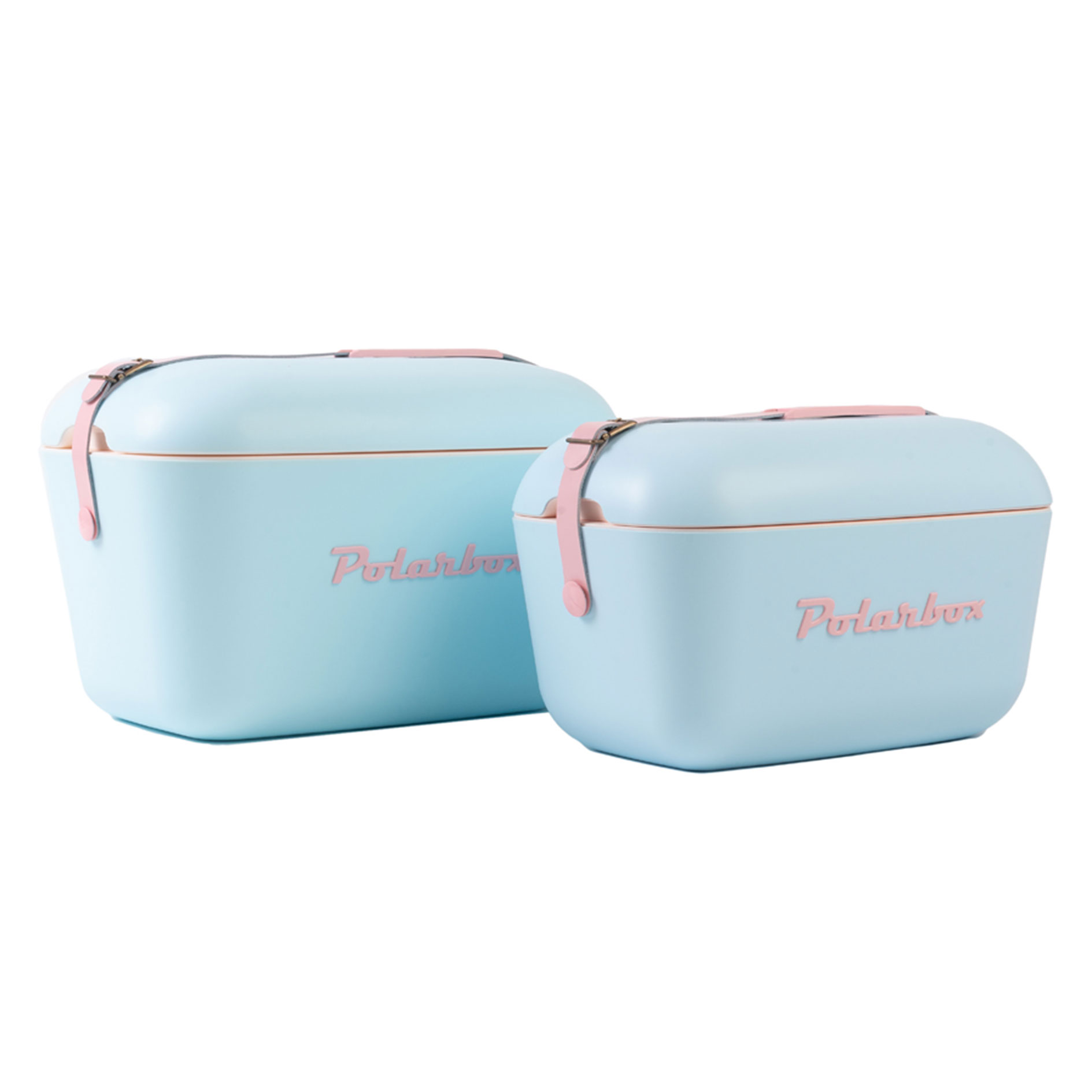 Kühlbox POLARBOX - babyblau - Retro - 20 liter