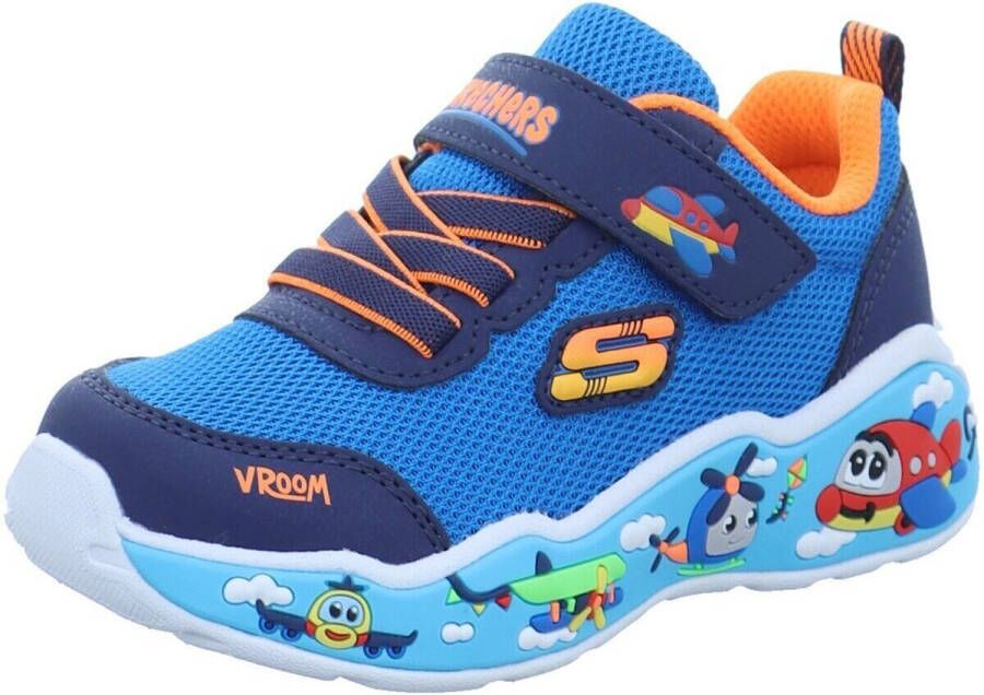 Skechers Play Scene Babyschoenen Blauw Plastic