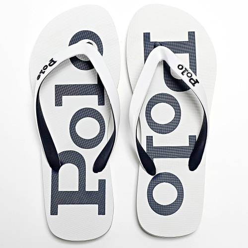 Tongs Bolt Blanc Bleu Marine