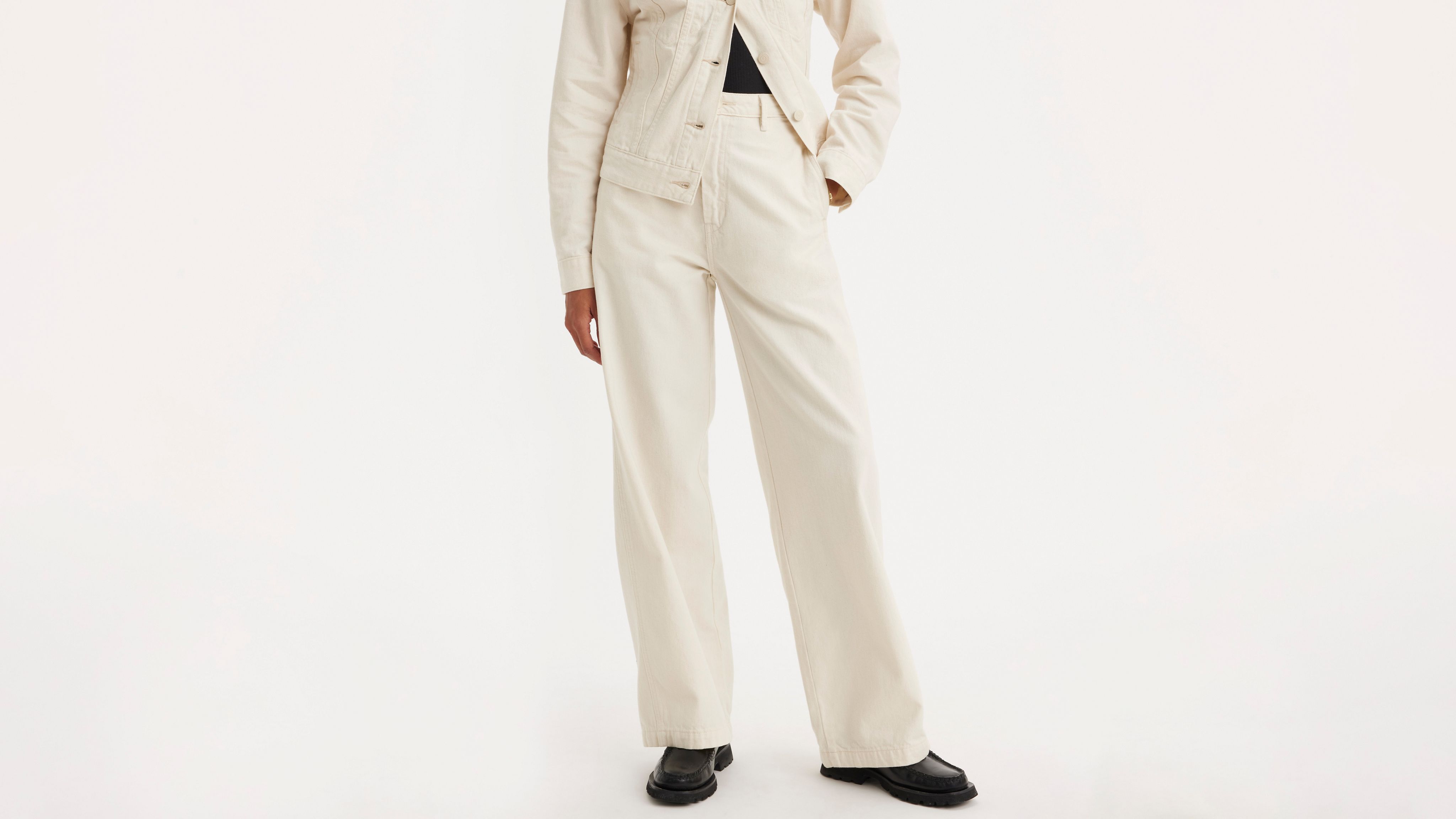 Levi's® WellThread® Pantalon souple - Soft Ceramic - Blanc