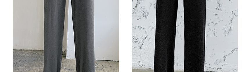 NOA - Zwangerschapsbroek met hoge taille en effen cropped broek