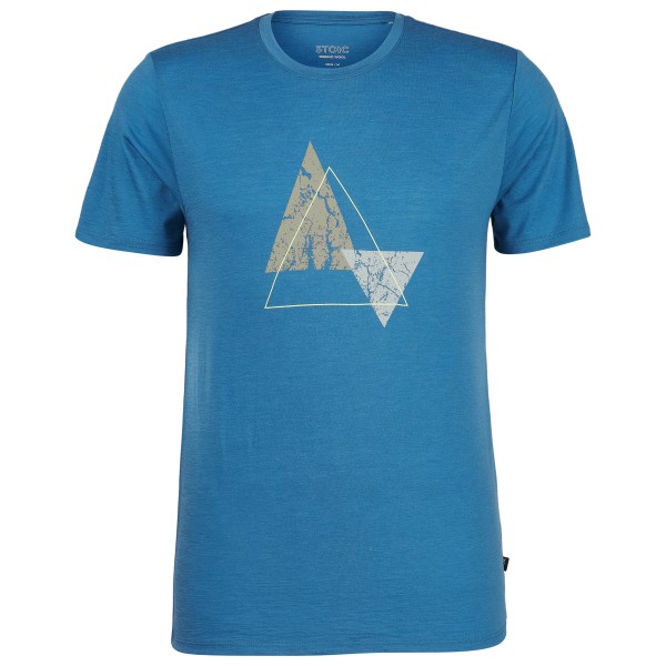 Stoic - Merino155 LaholmSt. Print T-Shirt Peak - Haut en mérinos