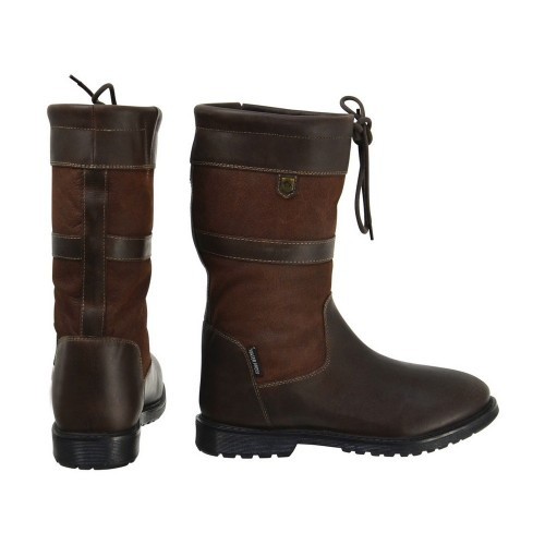 Botas de campo Buxton de cano baixo para adultos, marrom escuro