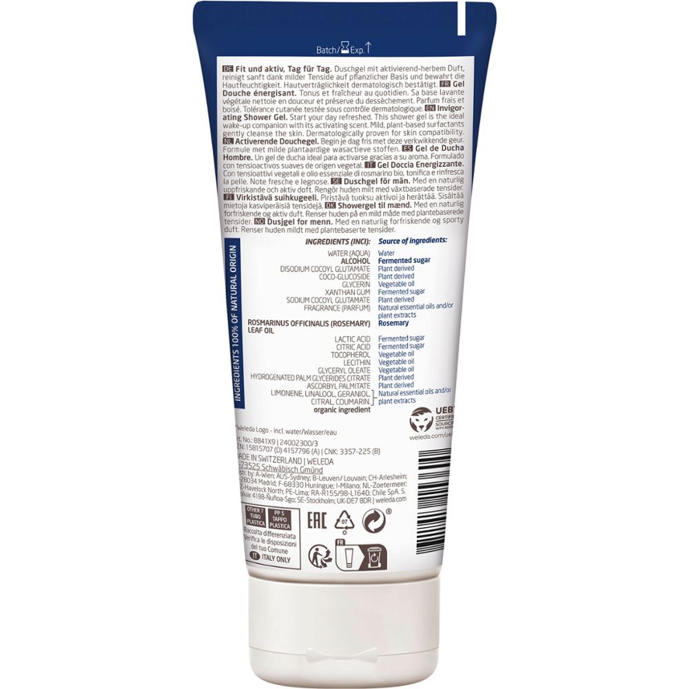Weleda FOR MEN Active Fresh 3in1 Duschgel