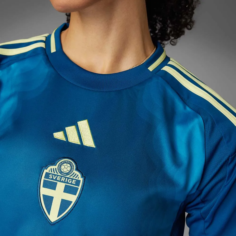 Camiseta feminina de manga curta adidas Sweden 24/25 Way