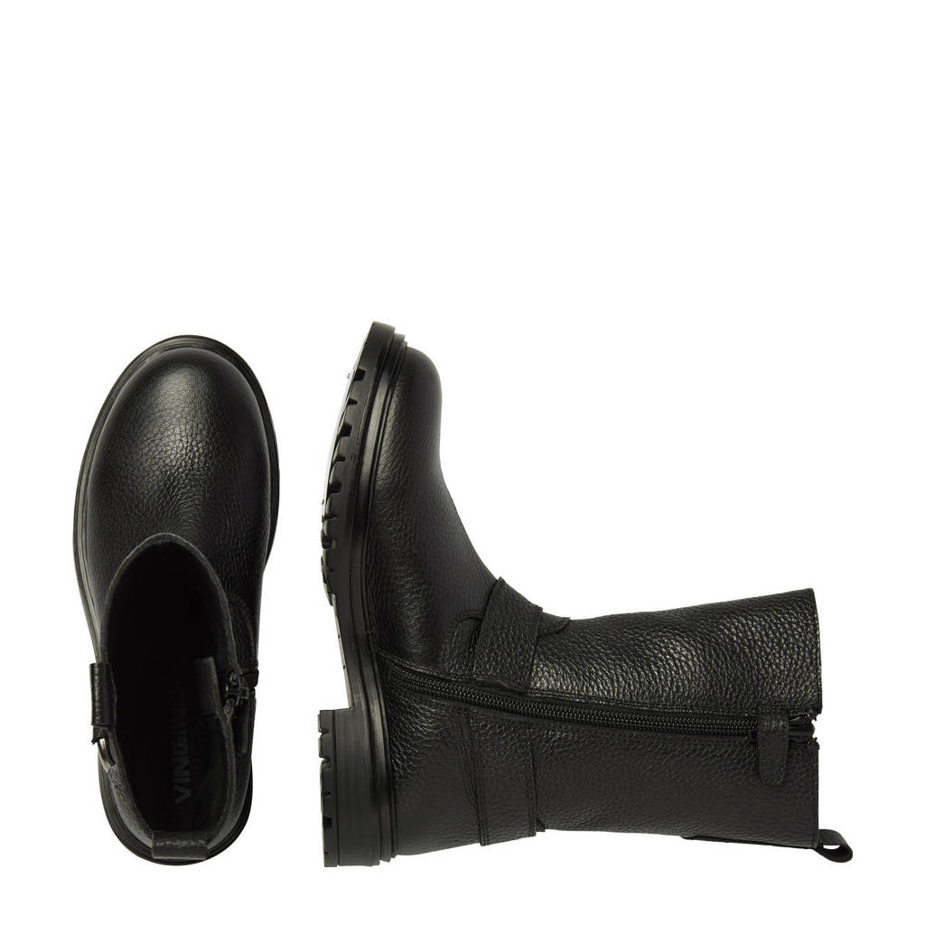Vingino Cariceleren bikerboots zwart