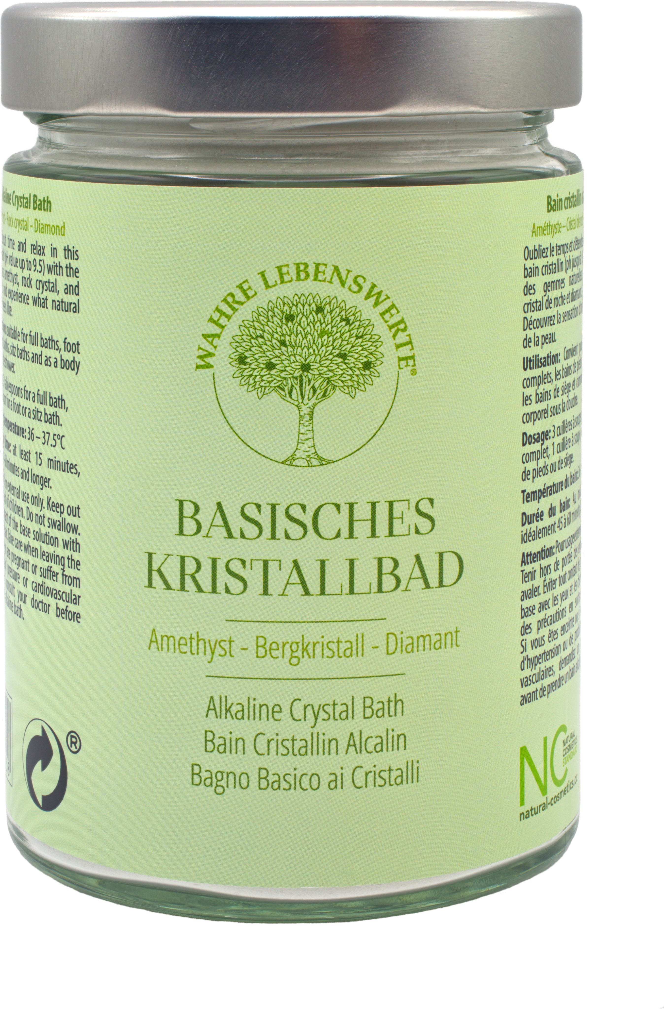 Wahre Lebenswerte  Basisches Kristallbad, 525 g