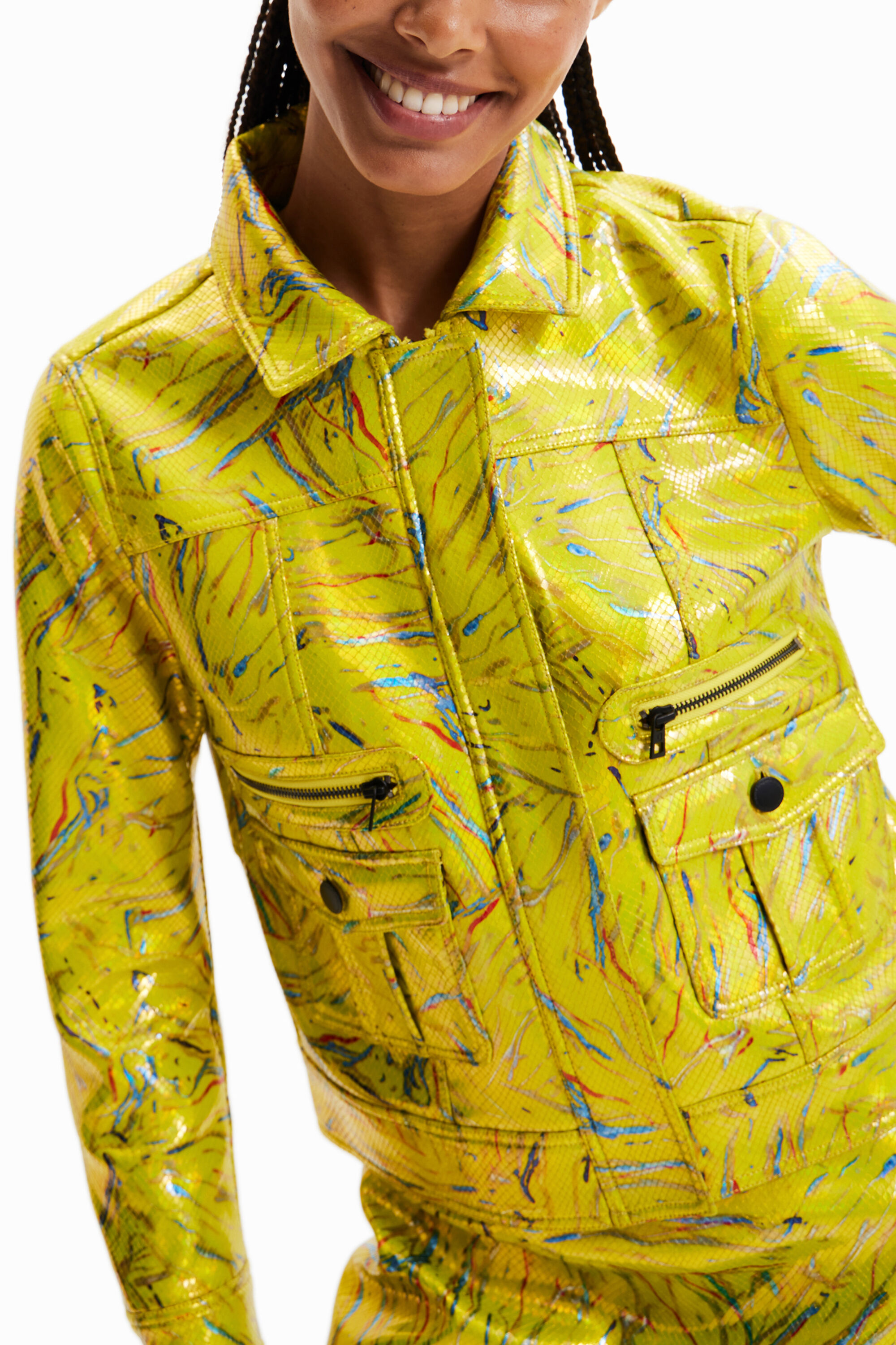 Veste droite arty