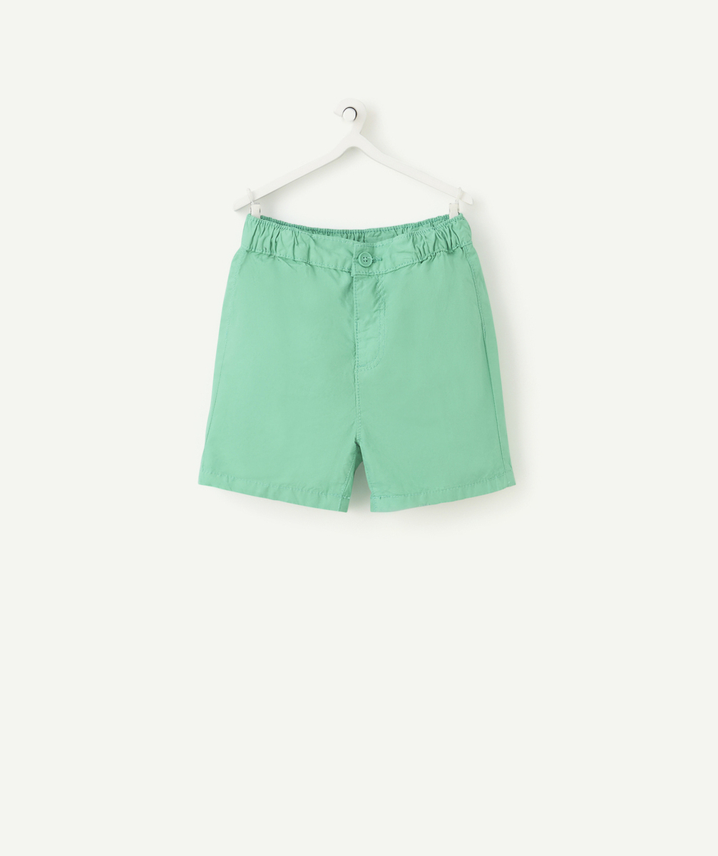 bermuda droit bébé garçon vert
