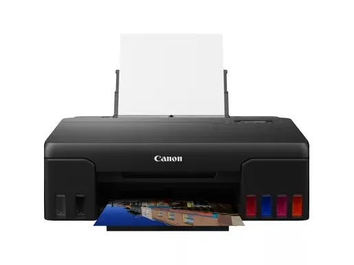 Canon PIXMA G550 - Printer - farve - blækprinter - kan genopfyldes - A4/Legal - op til 3.9 ipm (mono) / op til 3.9 ipm (farve) - kapacitet: 100 ark - USB 2.0, Wi-Fi(n)