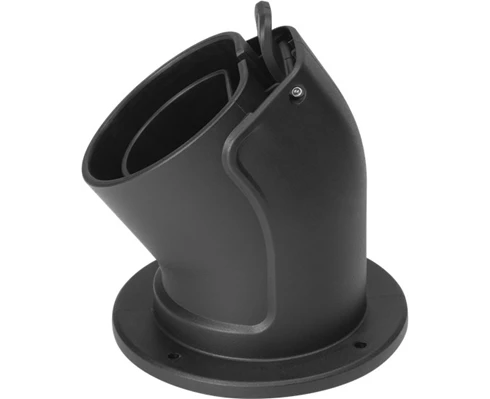 Deltaco E-Charge, holder for type 2 connector, angled
