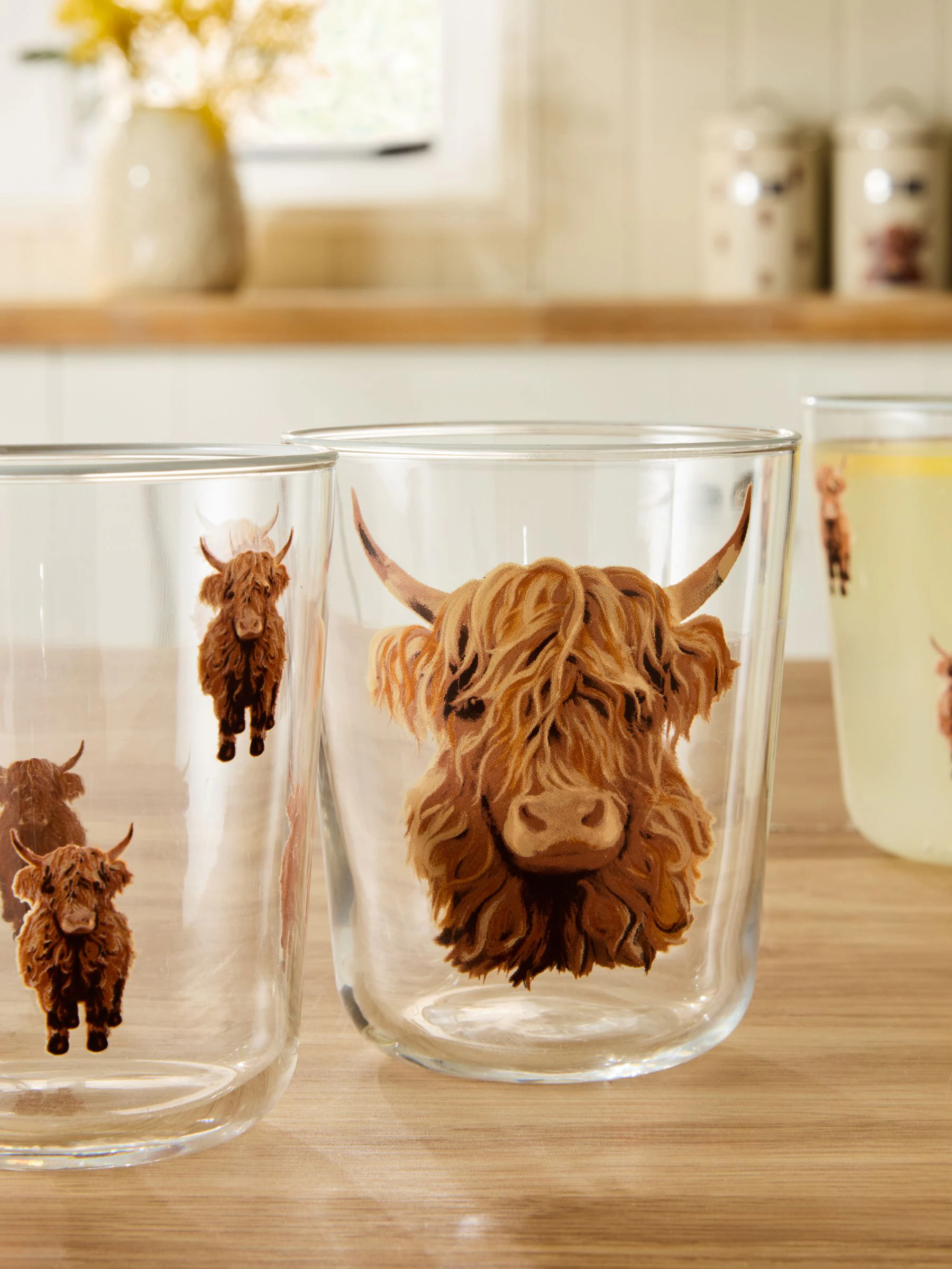 Set van 4 Hamish The Highland Cow tumblers