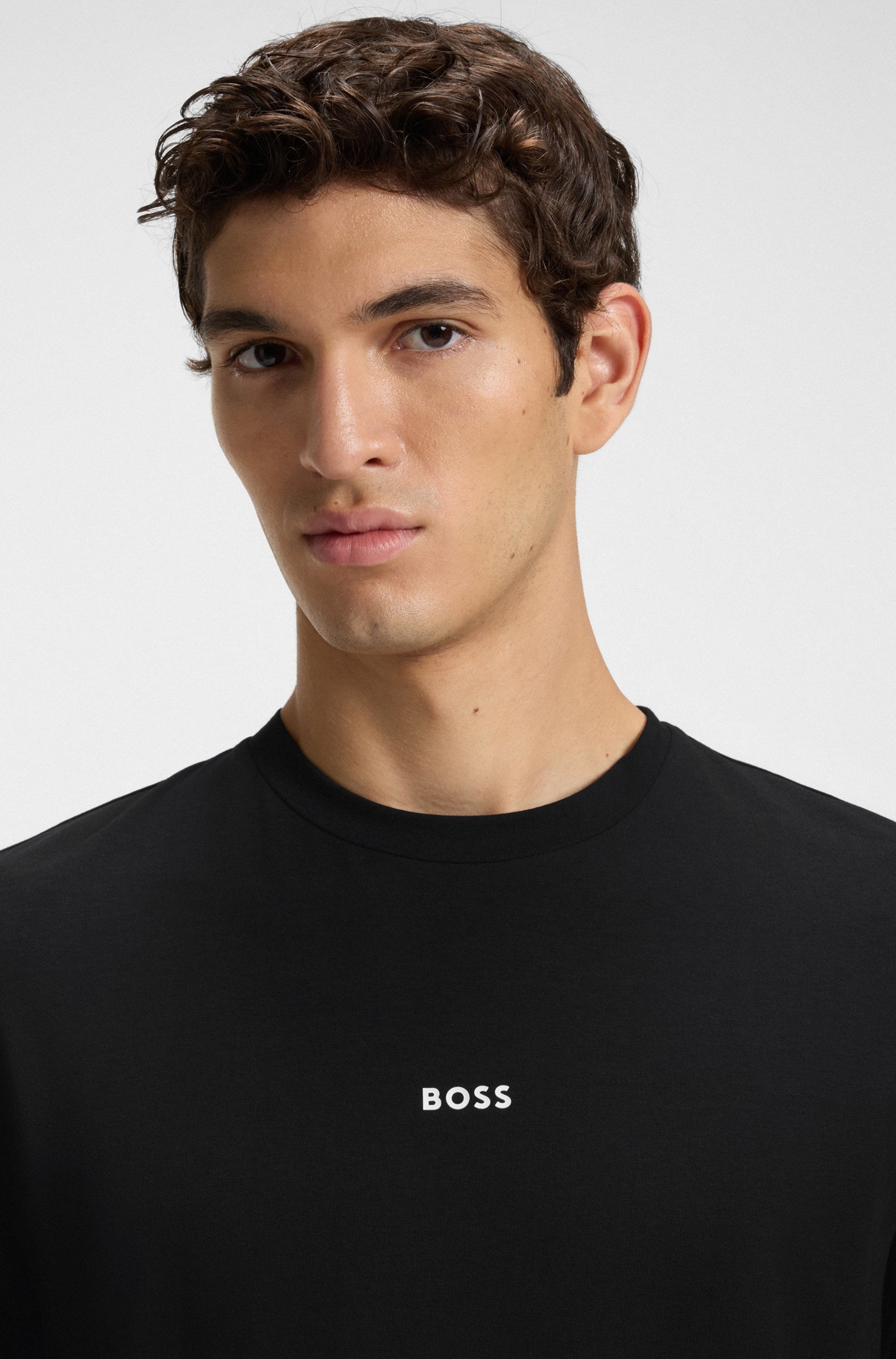 BOSS ORANGE Langarmshirt »TChark«, mit Logo-Schriftzug