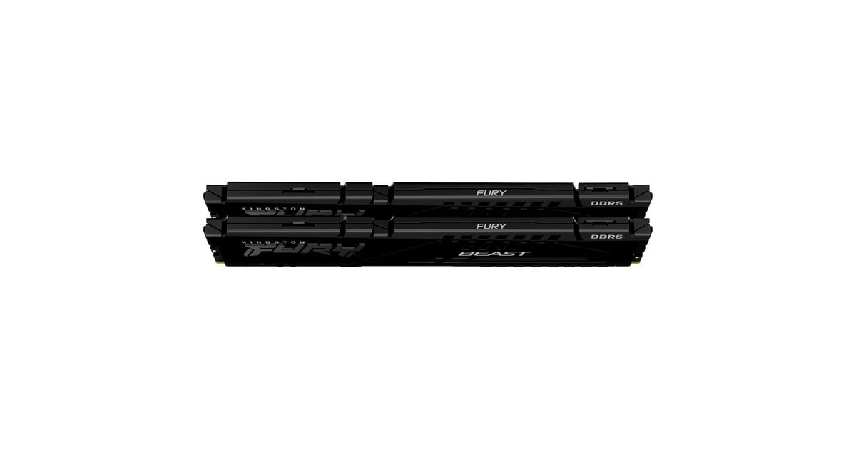 Kingston FURY32 GB DDR5-6000 Kit werkgeheugen  (Zwart, KF560C36BBE2K2-32, Beast, XMP 3.0, EXPO)