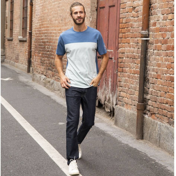 RICA LEWIS RL700 - Jean Homme Coupe Droite Lave