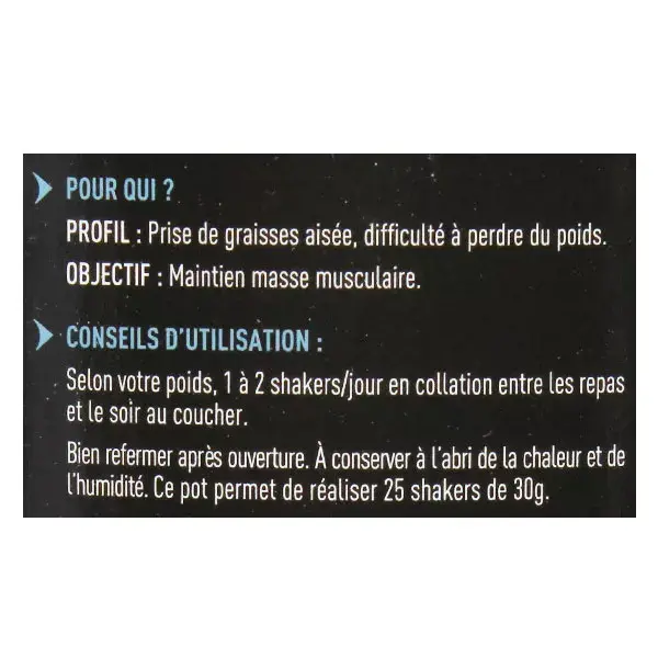Eafit Milk & Egg 95 Micellaire Goût Vanille 750g