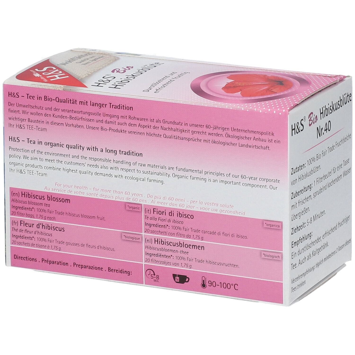 H&S Bio Hibiskusblütentee