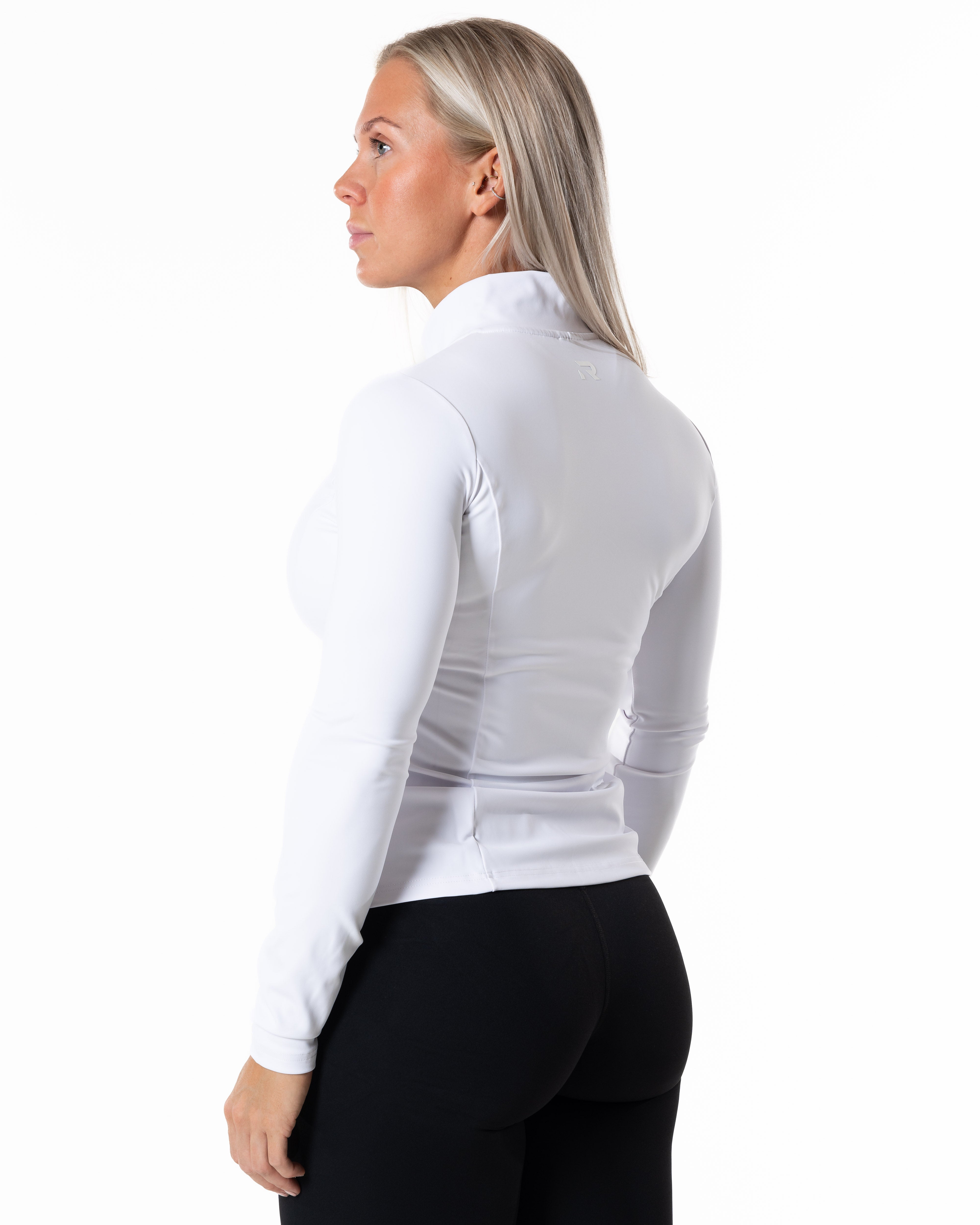 Relode Clean Zip Longsleeve White