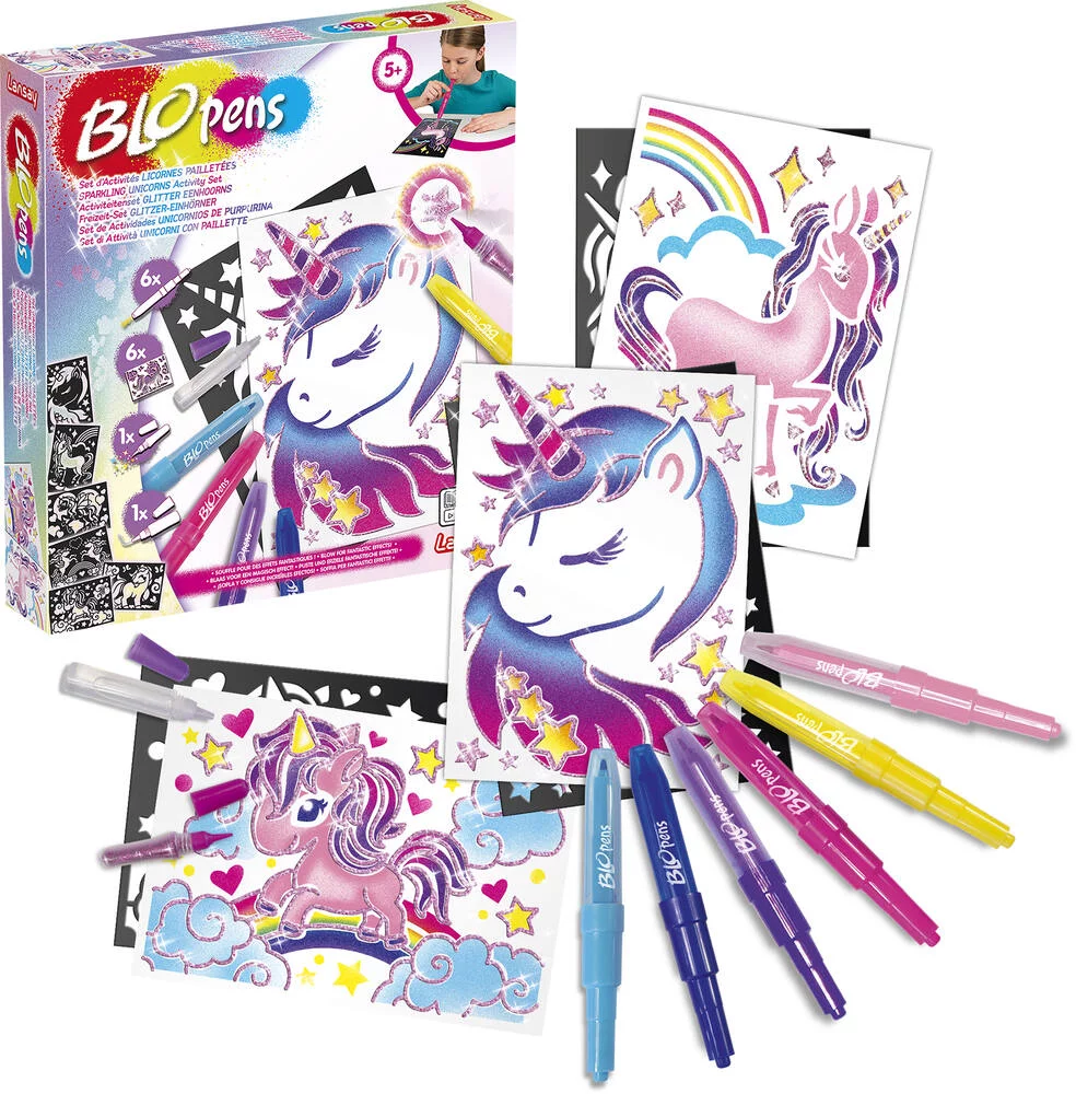 BLOPENS SET D'ACTIVITES LICORNES PAILLETTEES
