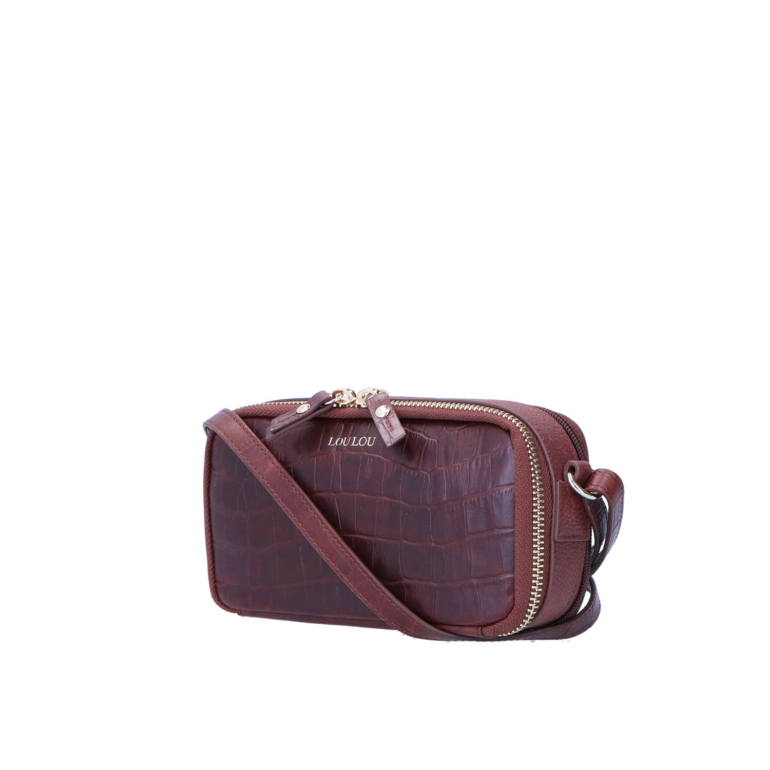 LouLou Essentiels 04Mobilebag Classy Croc cacao