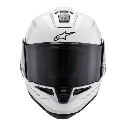 Casque Alpinestars Supertech R10 Solid - Blanc / Noir