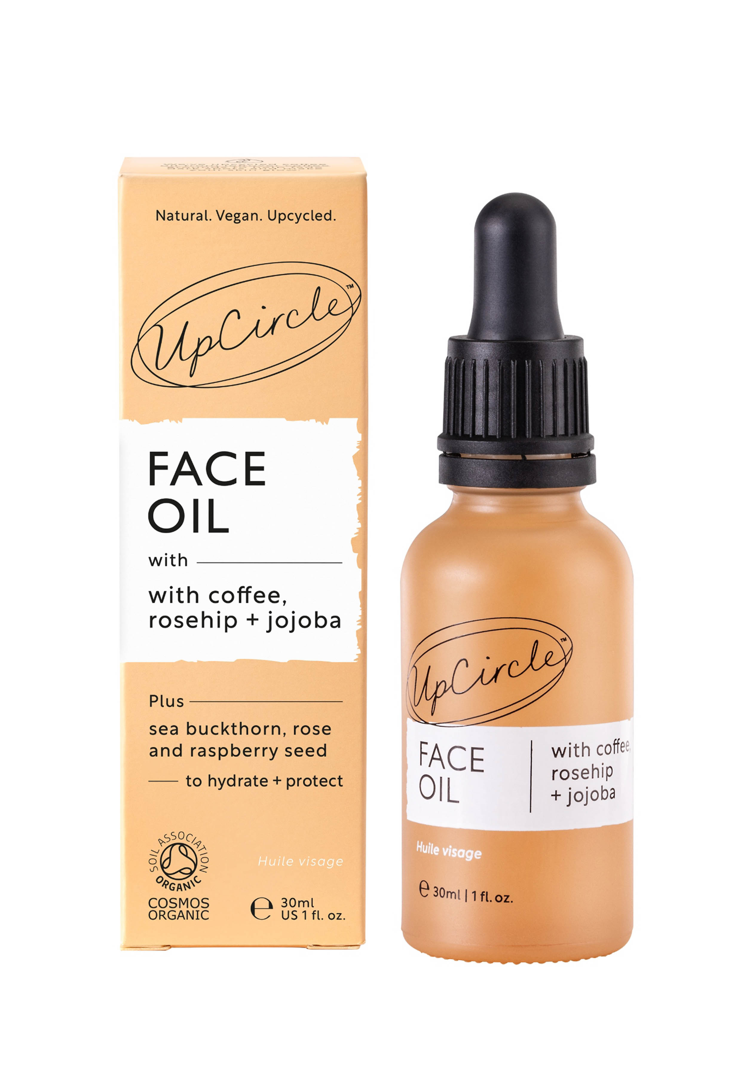 UpCircle Gesichtsöl Organic Face Oil Coffee, Rosehip Oils