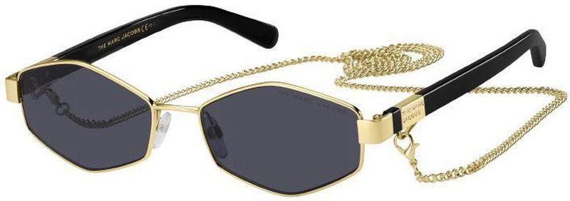 Marc Jacobs - Marc 496/S - Zonnebril - Zwart - Polygonal - Staal