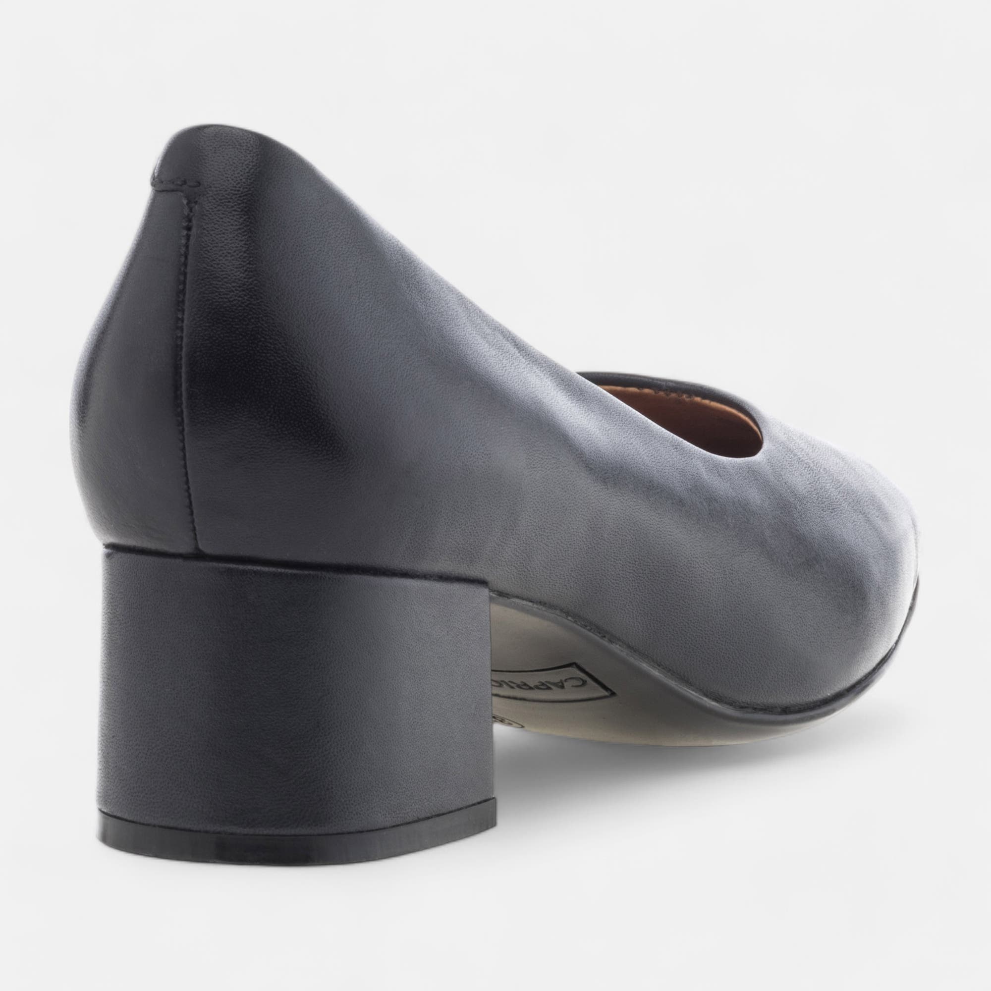Escarpins Femme en cuir bleu marine
