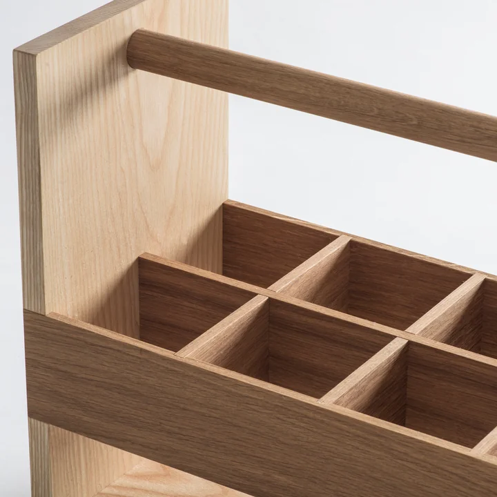 Auerberg - Bottle-Box, Esche / Eiche geölt