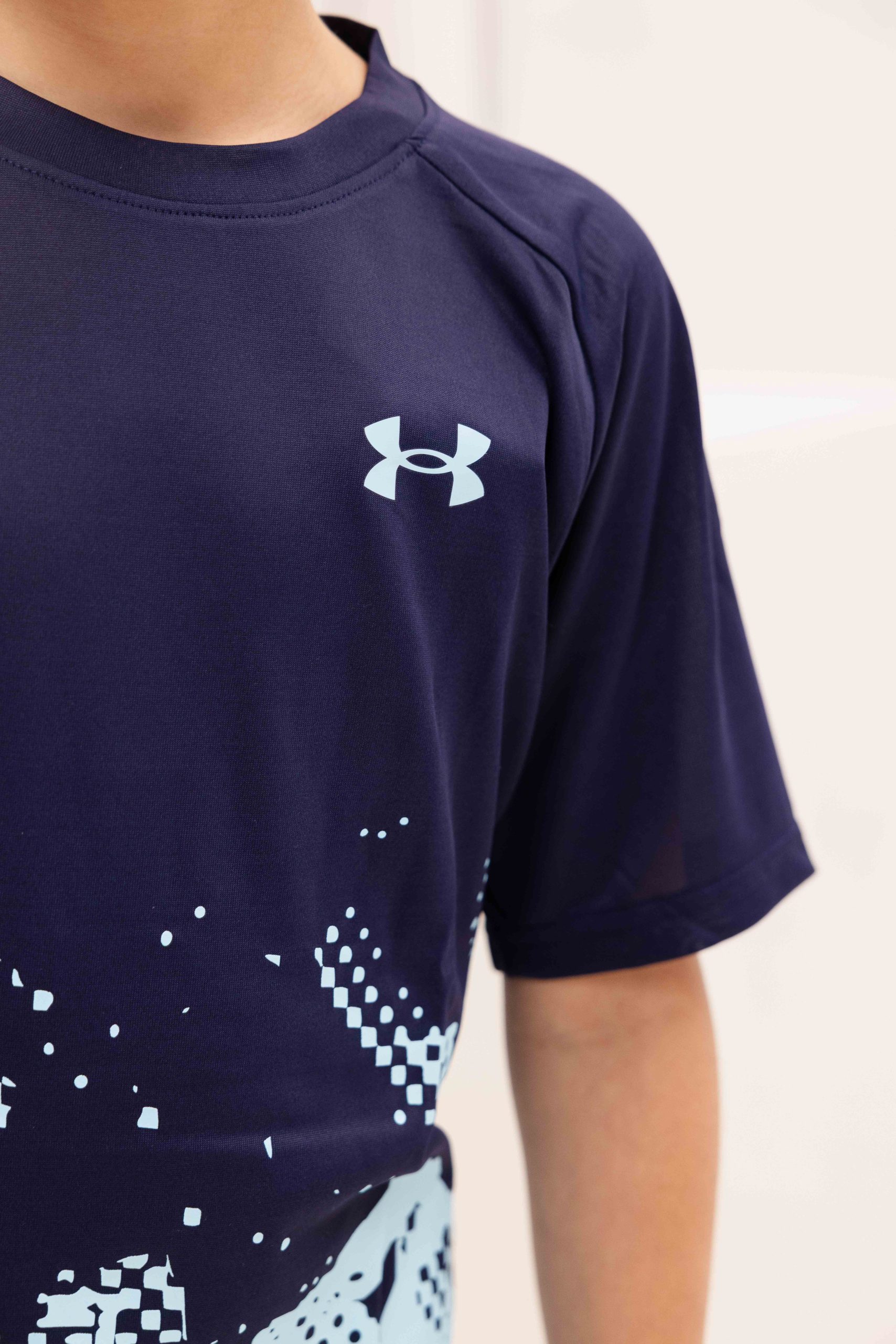 Under Armour Tech Woven Graphic Zomerset Kids Donkerblauw/Lichtblauw