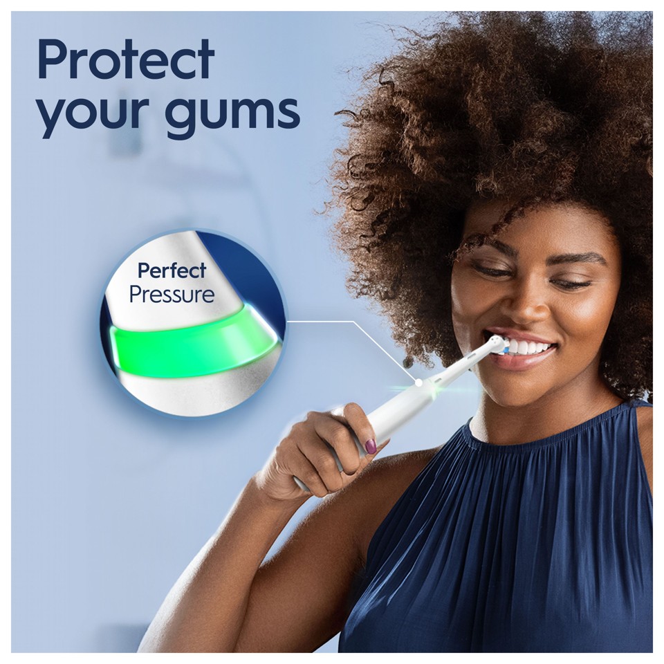 Oral-B - iO4s Hvid Elektrisk Tandbørste