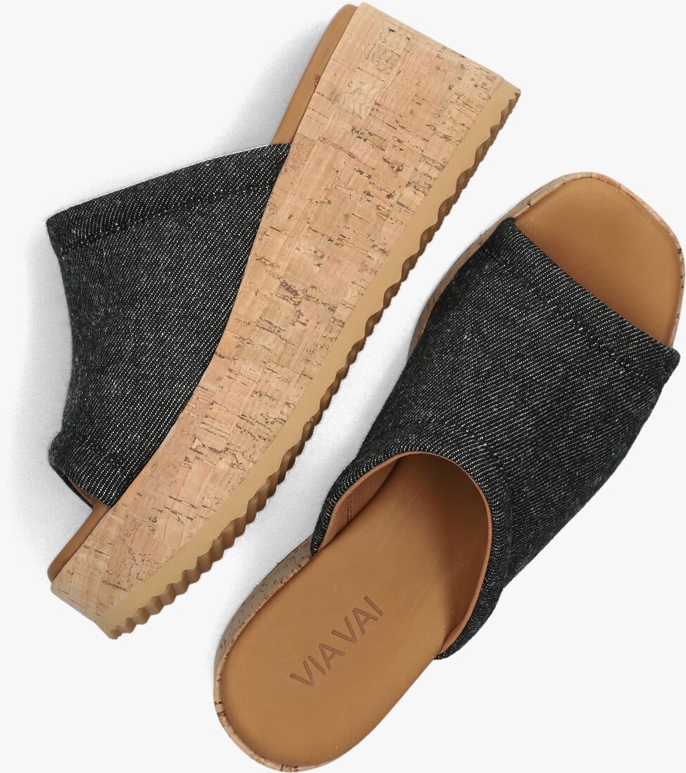 VIA VAI zwarte via vai slippers sissel ryde