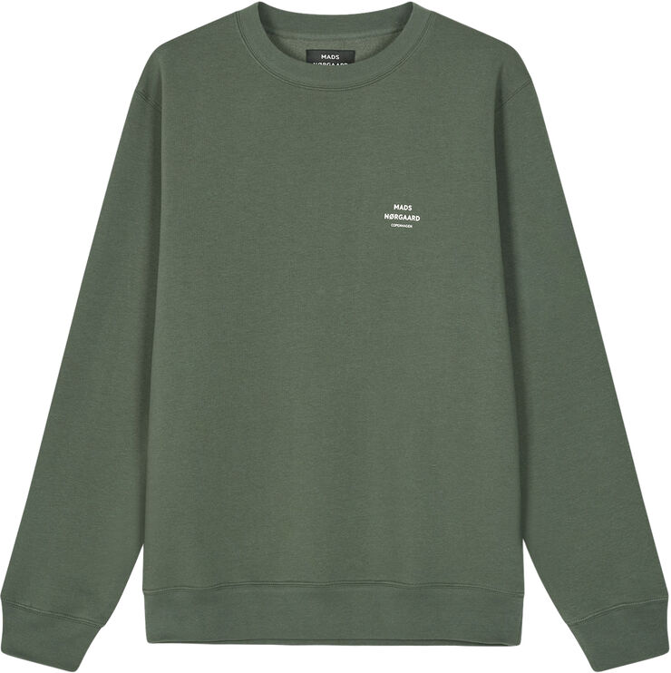 Mads Nørgaard - Copenhagen Standard Crew Logo Sweat Grøn