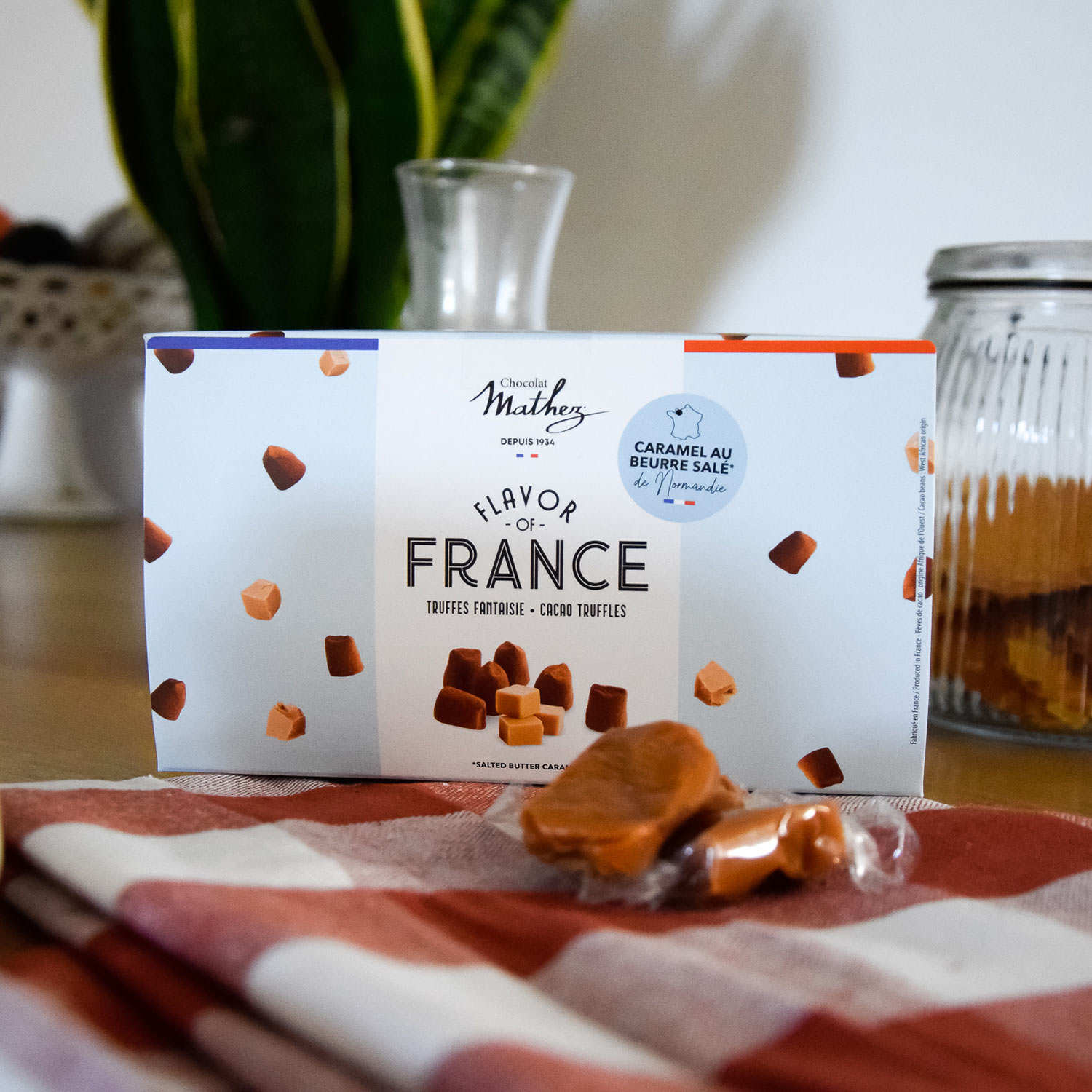 Truffes fantaisie caramel en ballotin Saveurs de France