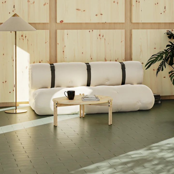 Karup Design - Buckle Up Sofa, 140 x 200 cm, grau (746)