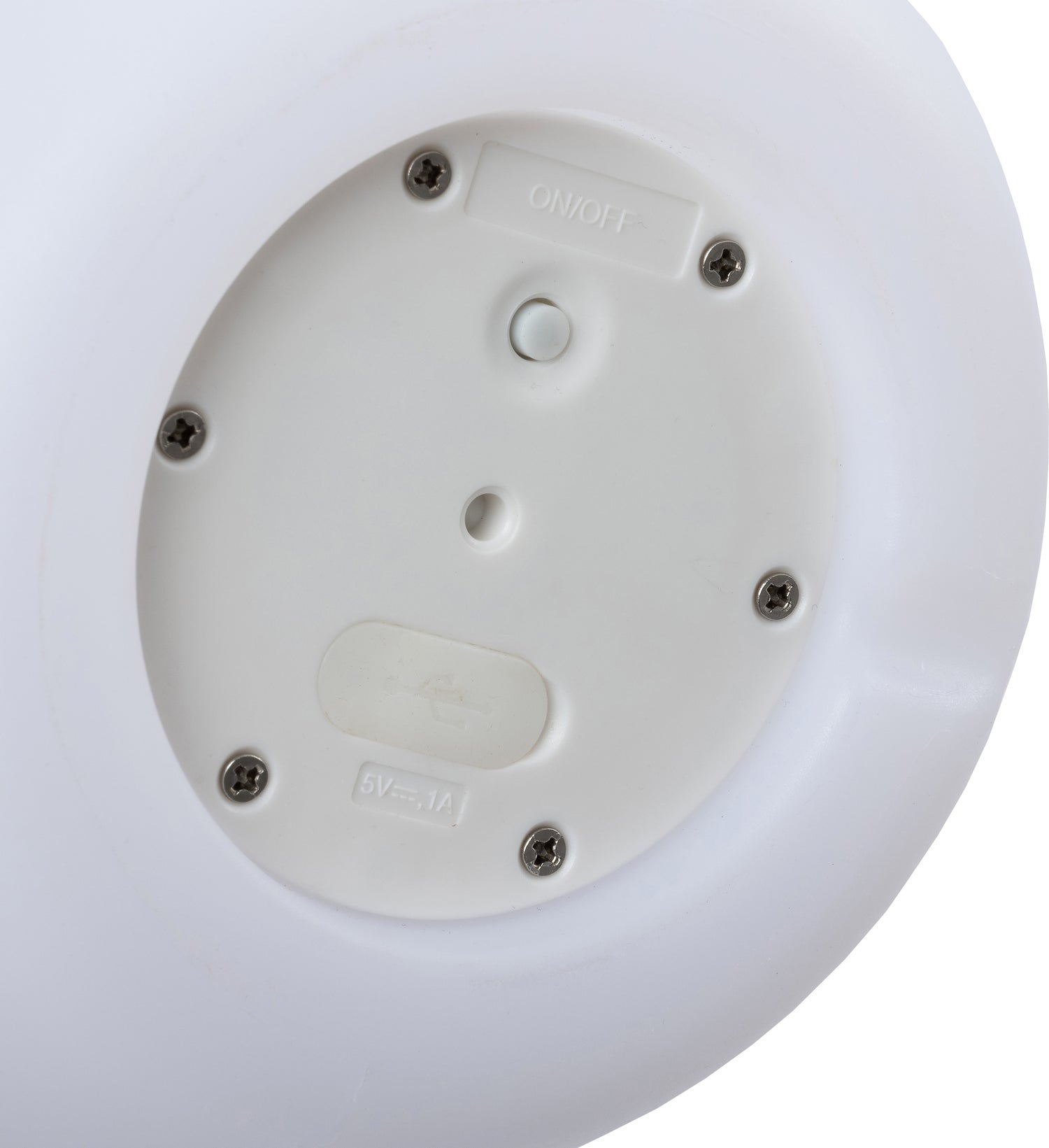 Intratuin tafellamp Toledo met speaker wit 20,5 x 17 x 19 cm