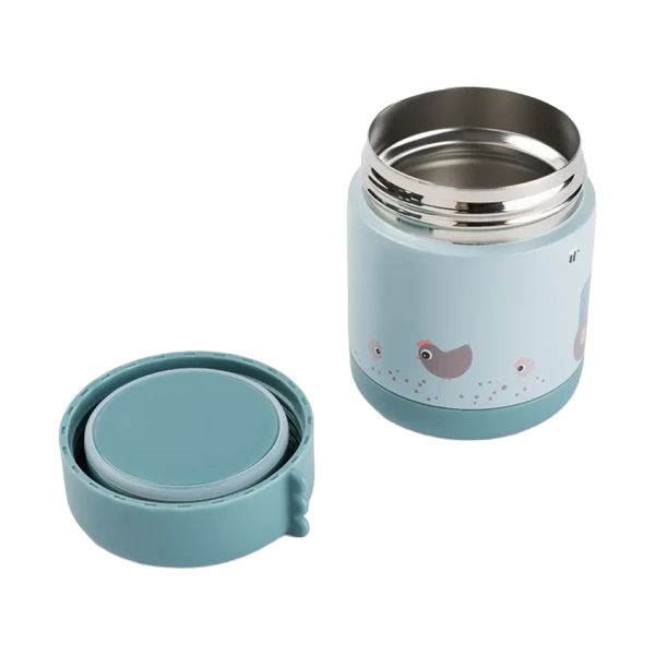 Done By Deer Food Jar - Tiny Farm - Blue