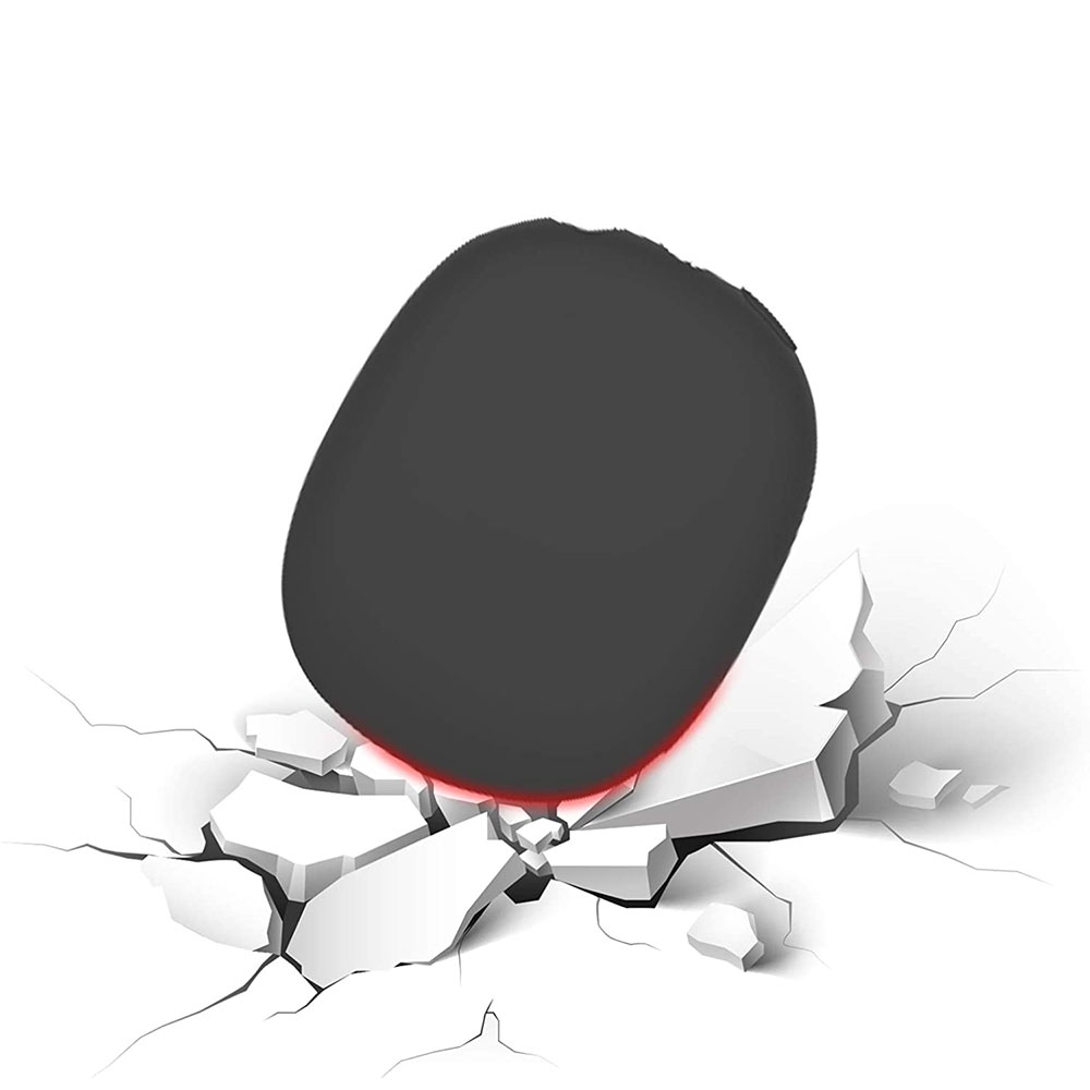 AirPods Max Silikon Hülle Schutz Abdeckung - Schwarz