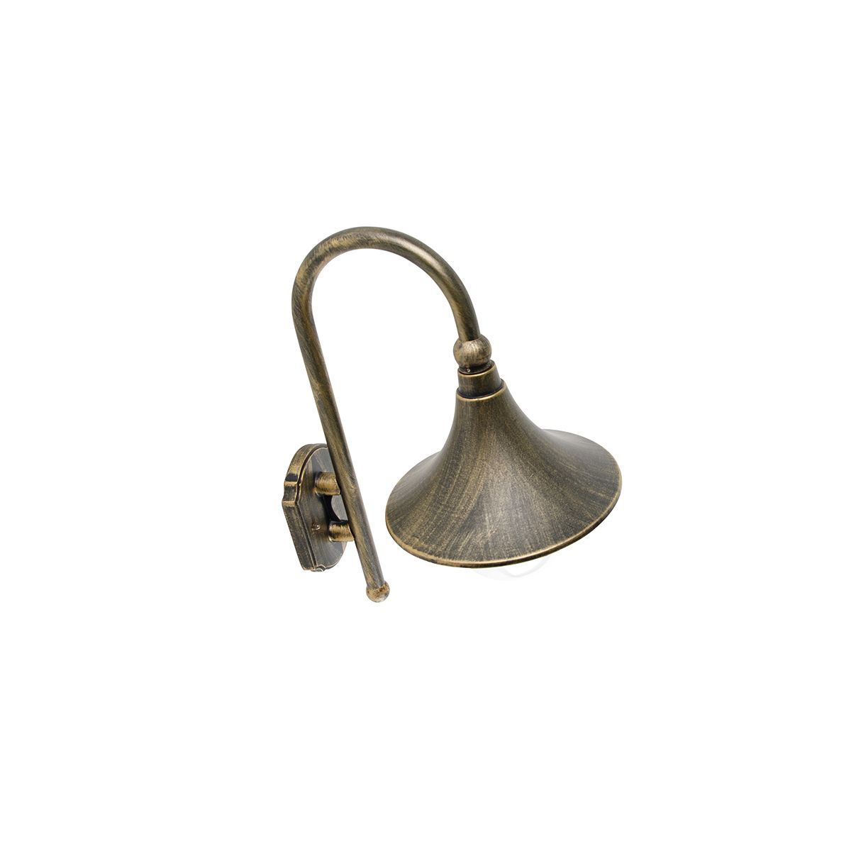 Smart buiten wandlamp antiek goud IP44 incl. Wifi A60 - Daphne