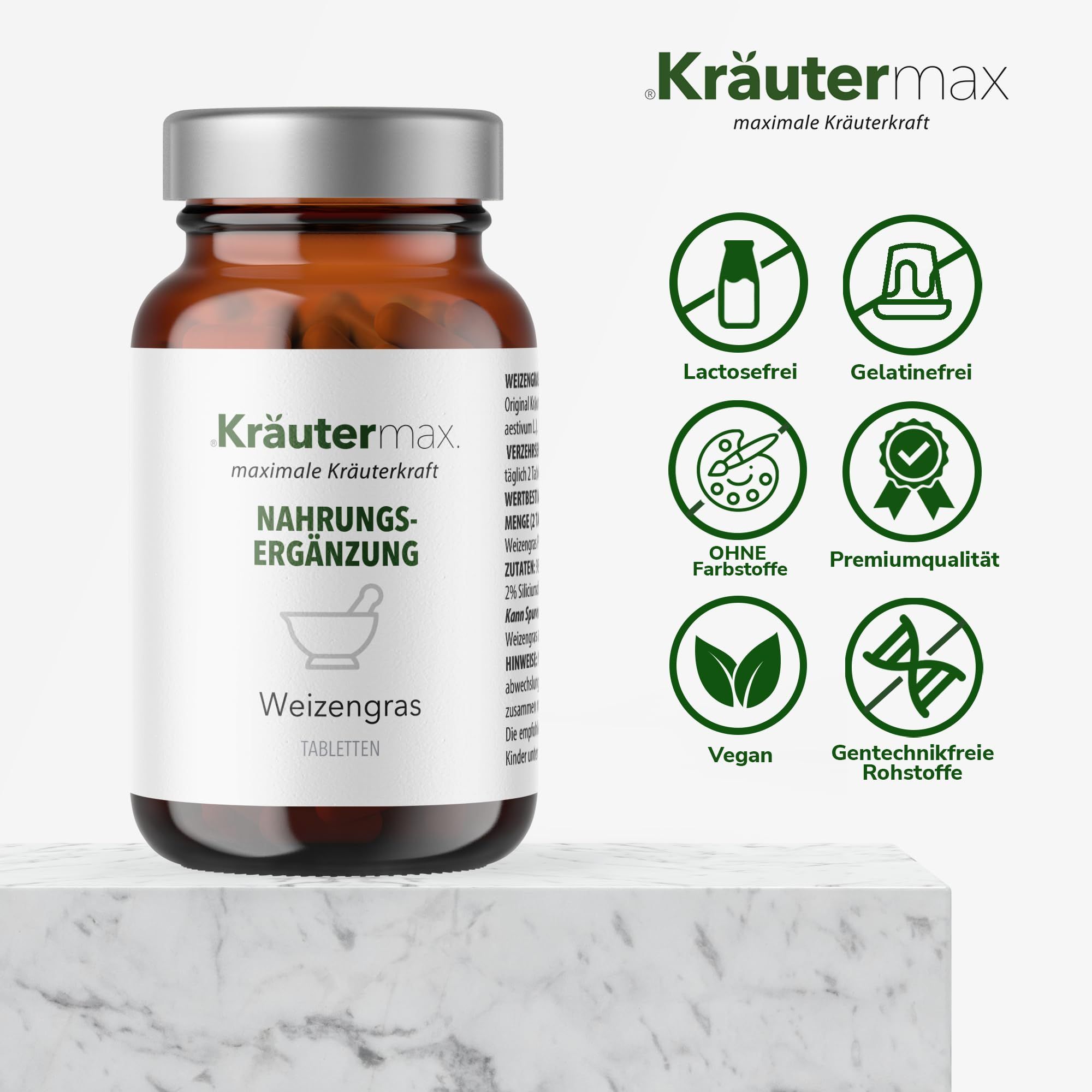 Kräutermax Weizengras Tabletten