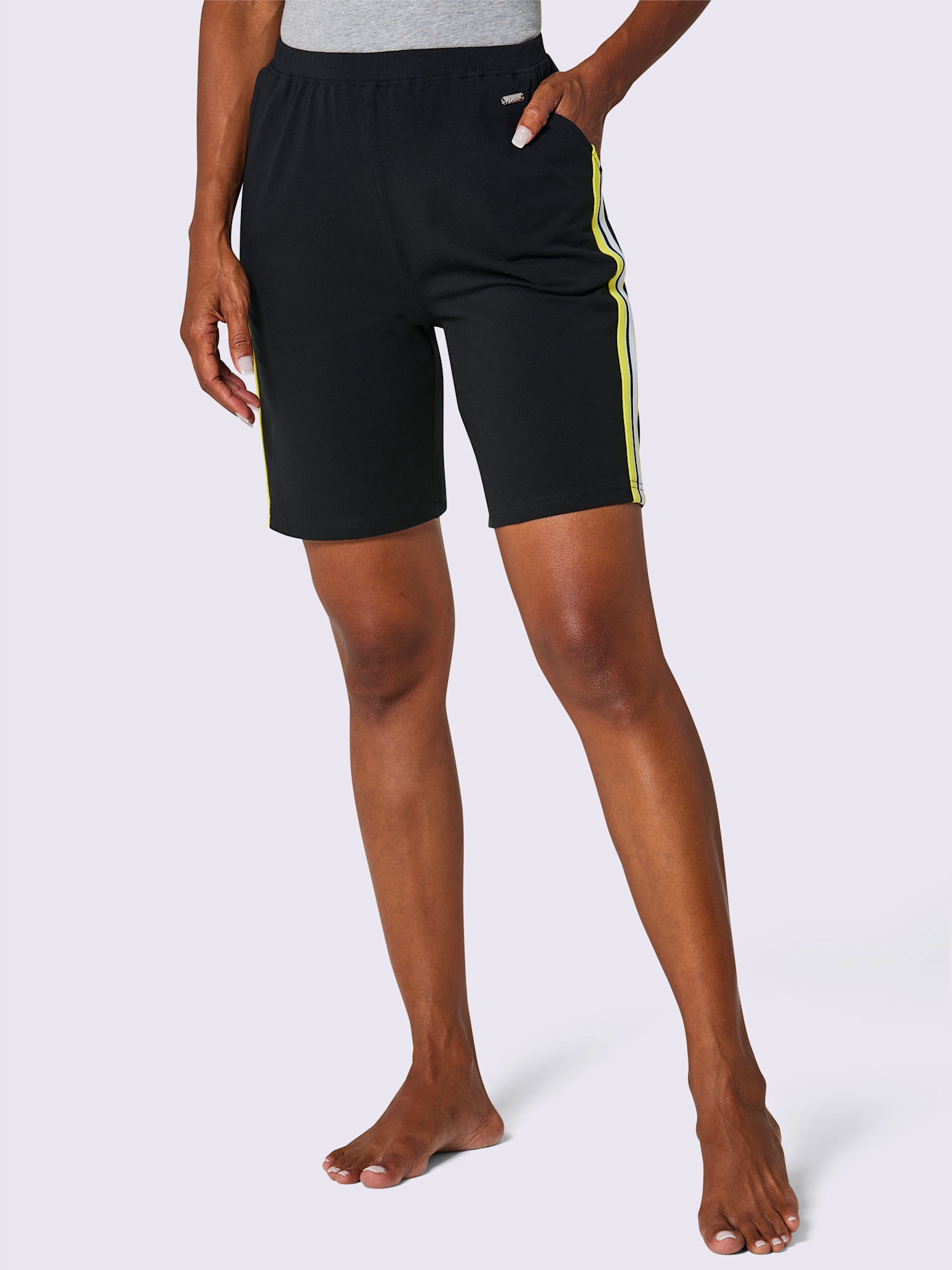 Pantalon court jersey fin
