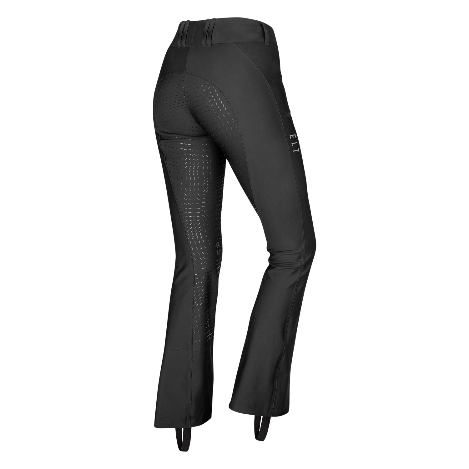 ELT Jodhpur-Reitleggings Olivia Silikon - schwarz