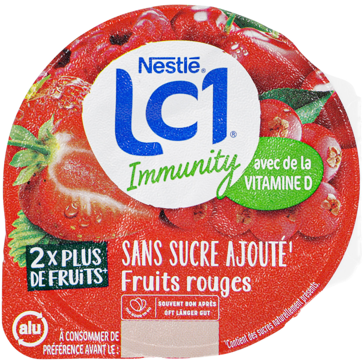 LC1 Joghurt ohne Zuckerzusatz rote Früchte laktosefrei 2x150g